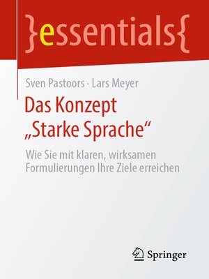 cover image of Das Konzept „Starke Sprache"